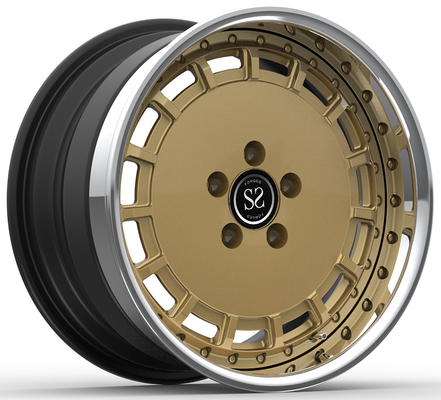 19x8.5ET38/19x9.5ET56/5x112/66.6 3-PC Polie + Jantes en bronze Pour 2019 Mercedes-Benz Classe C AMG C 63 S Br205