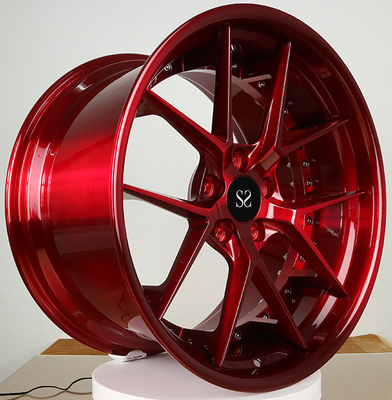 20x8.5 20x9.5 2 PC coulées sur mesure roues forgé rouge brillant pour 1967 Oldsmobile Cutlass Supreme