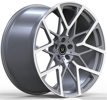 21x10ET15/21x11ET28/5x112/66.6 Roues forgées à la face usinée grises pour BMW M5 f90