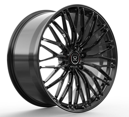 21x9.5 et 21x10.5 roues forgées en noir brillant 1 pièce pour BMW X5 2019