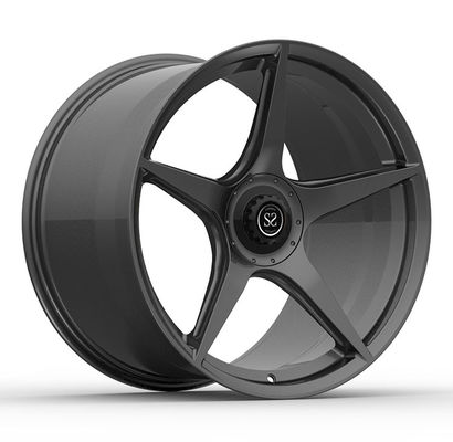 20x10 et 20x11.5 Satin Noir Centre Fermeture Forgé Jantes pour 2020 Ferrari 812