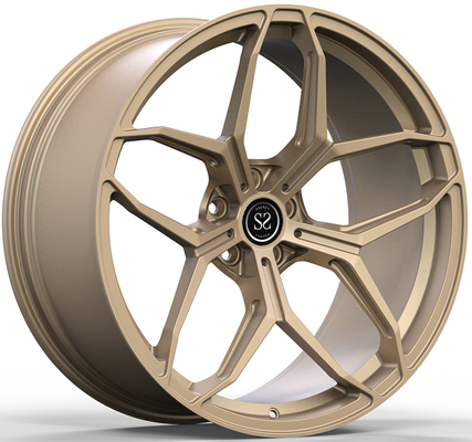 Jantes forgées sur mesure 1 pièce bronze 19x9.5 et 10.5 pour BMW E46 M3 2004