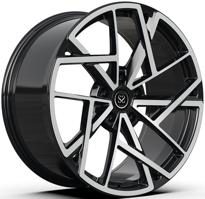 BMW M5 F90 Gloss Black Diamond Coupe face 21x10 et 21x11 Jantes forgées