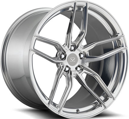 Jantes en alliage d'aluminium forgé monobloc de couleur personnalisée Gun Gray 6061 T6 pour 997 GT3