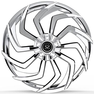 Chrome Custom 1 Piece Forged Wheels 23x11 for BMW XM