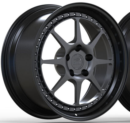 1966 Chevy Chevelle 19 and 20 inches 2 Piece Forged Wheels,Grey Disc and Black Barrel