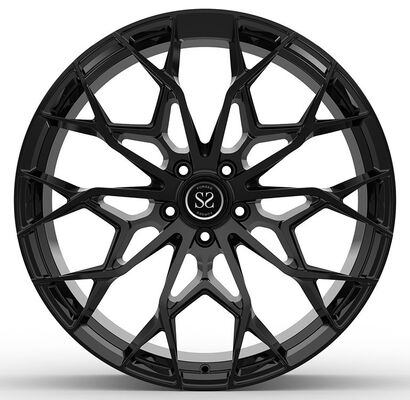 Adapté au Jaguar F-PACE X761 Jante personnalisée 22x9.5 5x114.3 Noir satiné