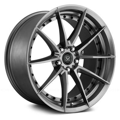 22 21 20 19 18 pouces 5x114.3 ont forgé les roues en aluminium de 1 alliage de jante forgées par morceau pour les voitures de luxe Lamborghini