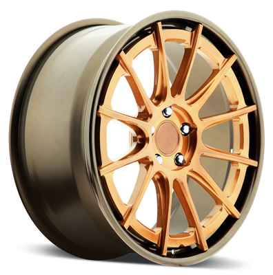 La lèvre de cuivre de bronze de lustre d'espace libre de lustre voiture de 22 pouces borde des roues pour le F-16 de BMW x6