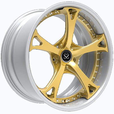 l'aluminium 5x112 5x120 de 20 jantes de pouce roule pour les roues forgées résistantes de marché des accessoires de voiture