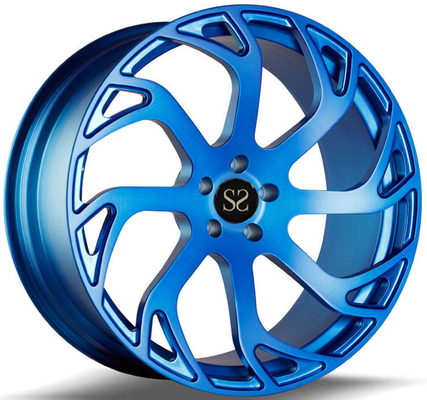 20 roues forgées bleues faites sur commande faites d'alliage 6061-T6 d'aluminium pour Ford 5x108