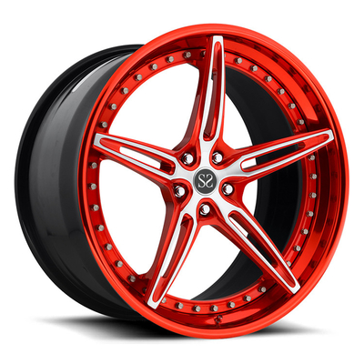 Des jantes forgées sur mesure de 3 PC 19x9.0 et 19x12 pour Mustang 350 chasee 20