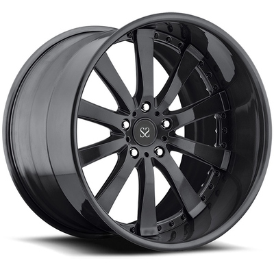 PCD 139.7mm 21 pouces 2 pièces forgées roues pour McLaren 650 5x112 5x120 5x114.3