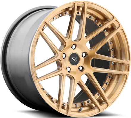22inch bouleversé classique 2-Piece a forgé des roues pour Auid RS6 5x112