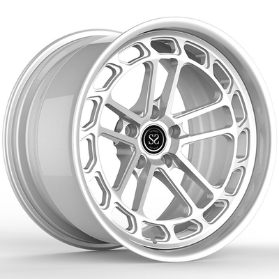 22x10.5 2 PC Jante forgée argentée personnalisée pour Audi RS6