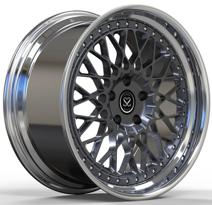 2 pièces de roues forgées sur mesure pour Lamborghini, Ferrari, Toyota, Nissan, Audi, Porsche, Mclare