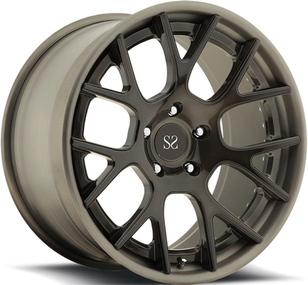 Le morceau de Matt Black Machined Face Two a forgé des roues pour BMW M3 5x112