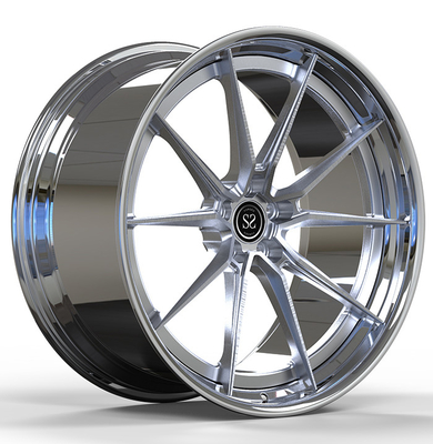 alliage d'aluminium forgé en deux pièces polonais de roues de 20X10.5 22x12 pour Audi RS5