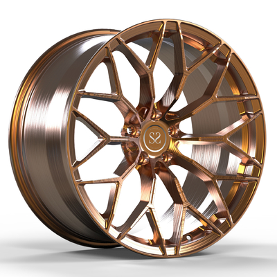Le monoblock en bronze balayé 21 pouces a forgé la roue pour Ferrari 458 jantes de 1 alliage de morceau
