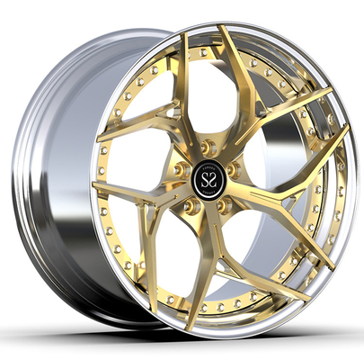 Audi Tt Custom Forged 20 pouces polonais de 2 morceaux borde 6061 T6 l'alliage d'aluminium 5x112