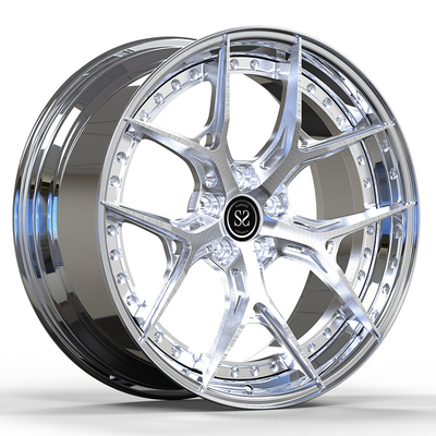 La coutume de Ferrari F12 20 pouces roue forgée polonaise de 2 morceaux borde 5x114.3