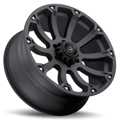 6 X 139,7 5 X 150 5 X 127 faits sur commande ont forgé les roues en aluminium 19 20 22 24 pouces de Matt Black