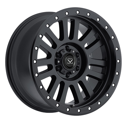 18 19 20 et 21 roues forgées noires faites sur commande d'alliage de grande lèvre de pouce 6 x 139,7 pour Toyota Hilux