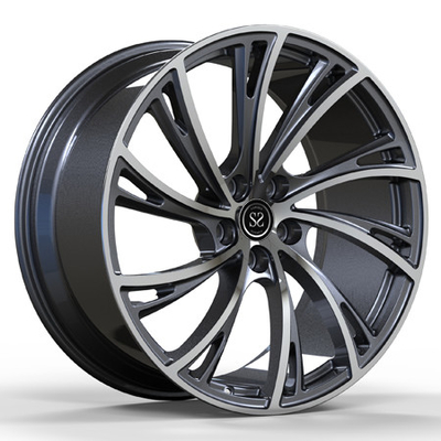 1 morceau 21x10 a forgé la roue de visage usinée par bronze industriel de l'alliage 5x120 d'aluminium pour des jantes de voiture de hse de Range Rover