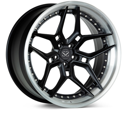 Les roues d'alliage de 3 morceaux d'Audi RS6 S6 5x112 ont décalé 18 19 20 21 22 pouces