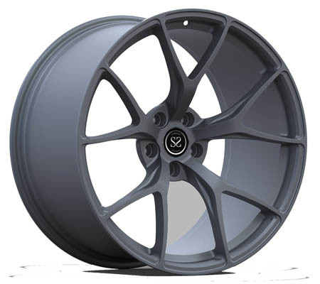 L'alliage noir balayé de monoblock borde pouce 21x10 21x11.5 du morceau 21 de x5m 1 a chancelé les roues forgées