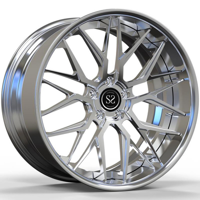 Le plat profond fait sur commande a chancelé des jantes de 20 pouces que 5x112 a forgé l'alliage fait sur commande SL55