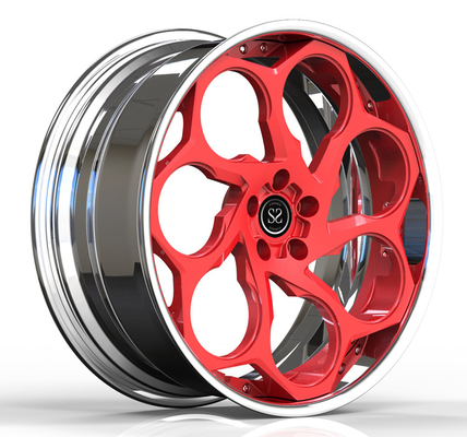 5x112 bouleversé par alliage 5x120 5x130 21 roule le plat profond forgé