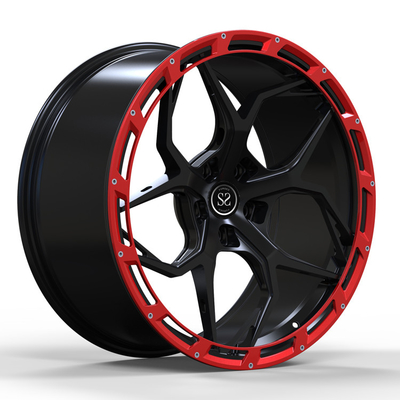 Matte Black forgé 5x130 roues de 22 pouces pour l'alliage d'aluminium de la classe 6,3 de G
