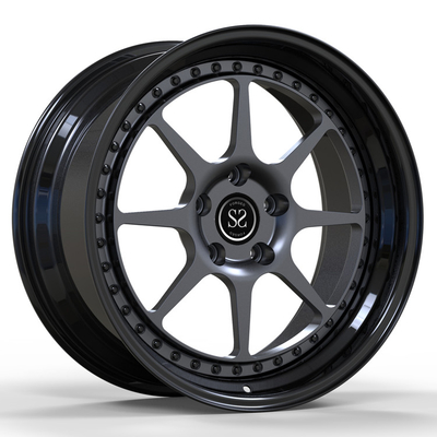 Centre de 2 de morceau roues forgé de baril Matte Dark Grey 19inch 19x9 20inch 20x11