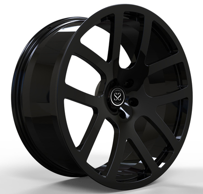 Le morceau Monoblock du noir 1 de lustre a forgé des roues que la voiture borde 22inch 22x10 pour Durango