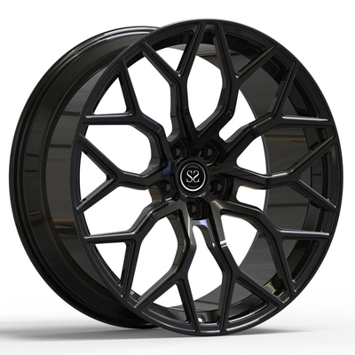 Les roues de Monoblock pour le noir 24inch 24x10 24x12 de lustre forgé par PC de l'Urus 1 ont chancelé des jantes de voiture d'alliage