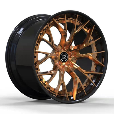 SSJK2010 l'alliage d'aluminium 2-Piece a forgé des roues 21 pouces pour BMW M8 5x112
