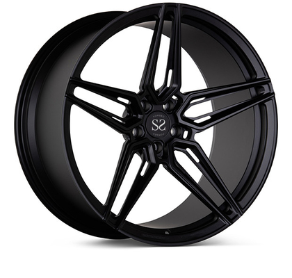 Noir de lustre des roues forgé par style 24inch de Vossen de 1 morceau pour les jantes de luxe de voiture