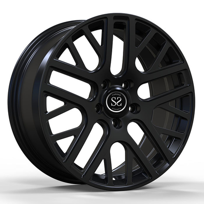 les jantes 5x114.3 annotent Monoblock forgé par 1-PC noir borde pour Toyota